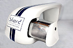 Bureau blanc et bleu cr�ation  Jean Michel Bliard